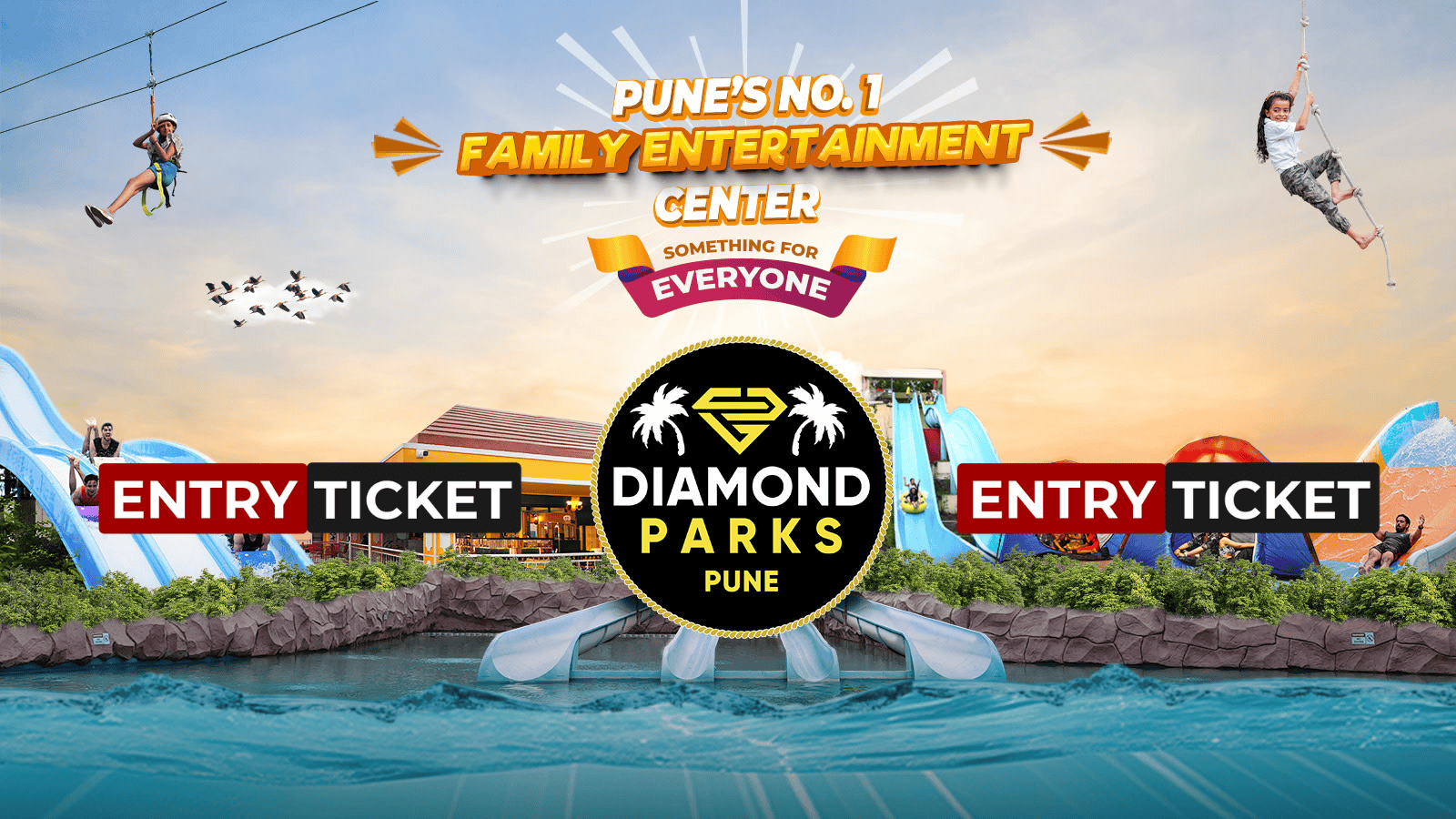 Diamond Waterpark Pune Partners with EntryTicket for Seamless Digital Bookings